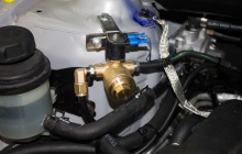 Установка ГБО на Kia Rio 4, газовый клапан