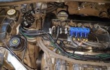 Установка ГБО на Ford Galaxy, рампа форсунок OMVL 904502-RU, фильтр газа системы впрыска ULTRA