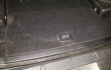 Установка ГБО на Mitsubishi Pajero, багажный отсек с установленными баллонами
