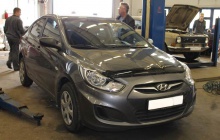 Установка ГБО на Hyundai Solaris