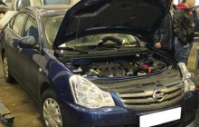 Установка ГБО на Nissan Almera